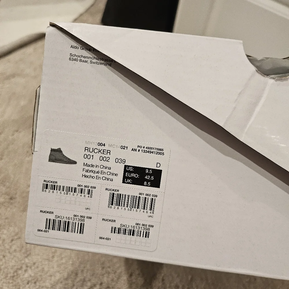 Aldo men shoes . New with box.  Size 9.5 usa fit 10 . $200 - Picture 7 of 7